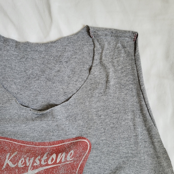 Keystone Lite Crop Muscle Tee Reworked - Picture 6 of 10